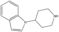 1-(4-piperidinyl)-1H-indole 结构式