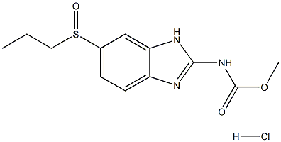 丙硫咪唑亚砜盐酸盐 结构式