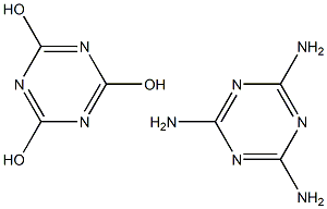 氰尿酸三聚氰胺盐 结构式