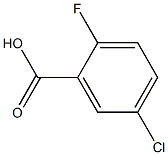 2-氟-5-氯苯甲酸 结构式