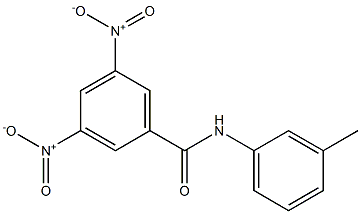 3,5-二硝基-N-(3-甲基苯)苯甲酰胺,97% 结构式