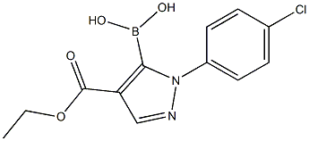 1-(4-chlorophenyl)-4-(ethoxycarbonyl)-1H-pyrazol-5-ylboronic acid