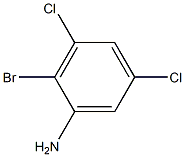 2-溴-3,5-二氯苯胺 结构式
