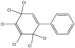 2,2,3,4,5,5-Hexachlorobiphenyl, Standard 结构式