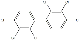 2.2'.3.3'.4.4'-Hexachlorobiphenyl Solution 结构式