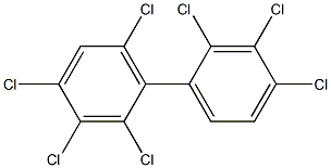 2.2'.3.3'.4.4'.6-Heptachlorobiphenyl Solution 结构式