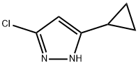 5-Chloro-3-cyclopropylpyrazole 结构式