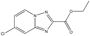 ethyl 7-chloro-[1,2,4]triazolo[1,5-a]pyridine-2-carboxylate 结构式
