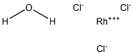 Rhodium chloride hydrate, 99.99% 结构式