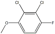 2,3-二氯-4-氟苯甲醚 结构式