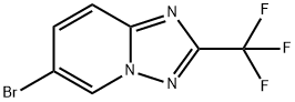 6-溴-2-(三氟甲基)-[1,2,4]三唑[1,5-A]吡啶 结构式