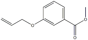 Methyl 3-(allyloxy)benzoate 结构式