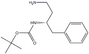 (S)-tert-butyl (4-aMino-1-phenylbutan-2-yl)carbaMate 结构式