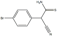 2-(4-broMophenyl)-2-cyanoethanethioaMide 结构式