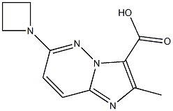 6-(azetidin-1-yl)-2-MethyliMidazo[1,2-b]pyridazine-3-carboxylic acid 结构式