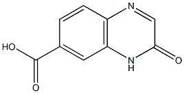 3,4-Dihydro-3-oxoquinoxaline-6-carboxylic acid 结构式