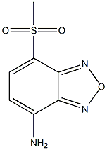 7-(Methylsulfonyl)benzo[c][1,2,5]oxadiazol-4-aMine 结构式