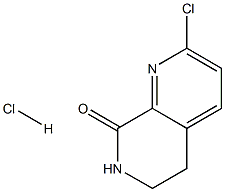 2-chloro-6,7-dihydro-1,7-naphthyridin-8(5H)-one hydrochloride 结构式