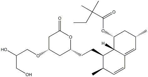 辛伐他汀甘油酯 结构式