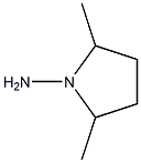 1-aMino-2,5-diMethylpyrrolidine 结构式