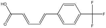 (2E,4E)-5-(4-(TRIFLUOROMETHYL)PHENYL)PENTA-2,4-DIENOIC ACID 结构式