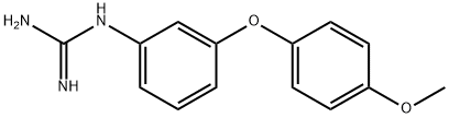 1-(3-(4-METHOXYPHENOXY)PHENYL)GUANIDINE 结构式