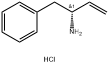 (R)-1-苯基丁-3-烯-2-胺盐酸盐 结构式