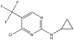 (4-chloro-5-trifluoroMethyl-pyriMidin-2-yl)-cyclopropyl-aMine 结构式