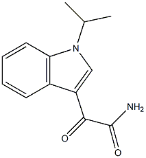 2-(1-isopropyl-1H-indol-3-yl)-2-oxoacetaMide 结构式