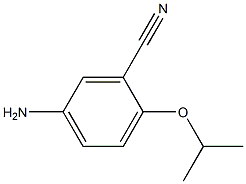 5-aMino-2-isopropoxybenzonitrile 结构式