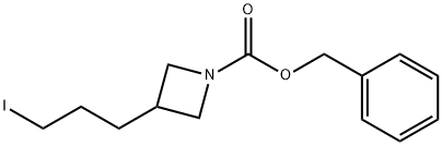 benzyl 3-(3-iodopropyl)azetidine-1-carboxylate 结构式