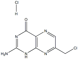 2-AMino-7-(chloroMethyl)pteridin-4(1H)-one Hydrochloride 结构式