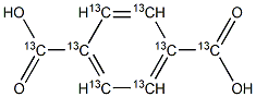 p-Phthalic Acid-13C8 结构式