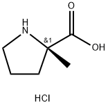 (S)-2-甲基脯氨酸盐酸盐 结构式
