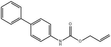 [1,1'-联苯] -4-基氨基甲酸烯丙酯 结构式