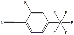 2-氟-4-(五氟硫代)苄腈,97% 结构式
