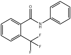 N-苯-2-(三氟甲基)苯甲酰胺 结构式