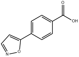 4-(异恶唑-5-基)苯甲酸 结构式
