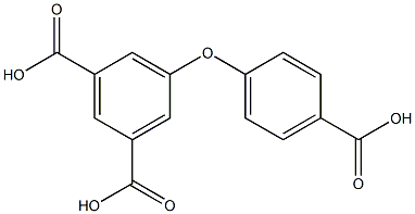 5-(4-羧基苯氧基)间苯二甲酸 结构式