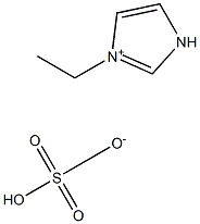 1-乙基咪唑硫酸氢盐 结构式