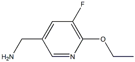C-(6-Ethoxy-5-fluoro-pyridin-3-yl)-MethylaMine 结构式