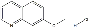 7-甲氧基喹啉盐酸盐 结构式