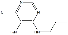 6-Chloro-N4-propyl-pyriMidine-4,5-diaMine 结构式