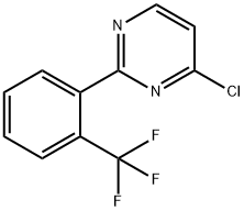 4-chloro-2-(2-(trifluoroMethyl)phenyl)pyriMidine 结构式