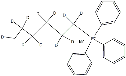 n-Hexyl--d11-triphenylphosphoniuM BroMide 结构式