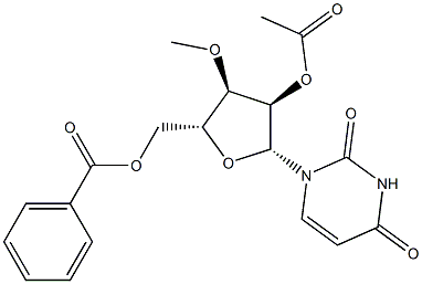 3'-O-Methyl-2'-O-acetyl-5'-O-benzoyluridine