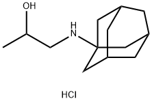 1-(1-金刚烷基氨基)丙-2-醇盐酸盐 结构式