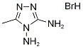 5-METHYL-[1,2,4]TRIAZOLE-3,4-DIAMINE HYDROBROMIDE 结构式