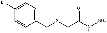 2-[(4-溴苯基)甲基硫基]乙烷肼 结构式