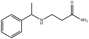 3-[(1-PHENYLETHYL)AMINO]PROPANAMIDE 结构式